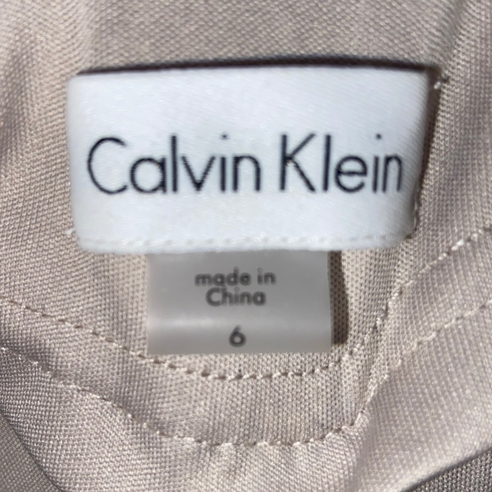 Calvin Klein Embellished Cowl Back Gown - Picture 10 of 16